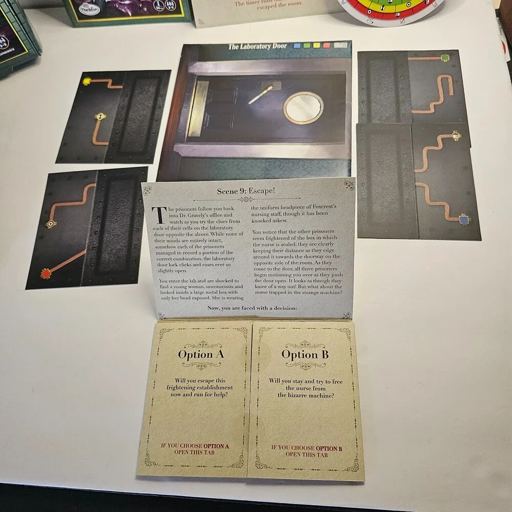 Escape the Room Secret of Dr. Gravely's Retreat Escape Room in a Box Complete